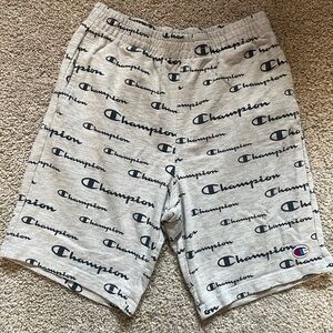 Champion Kids' Gray Logo Shorts